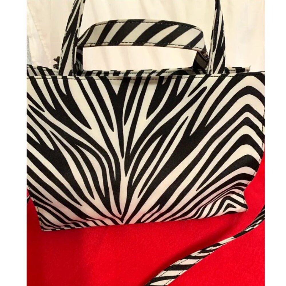 Zebra Print Bechamel Purse